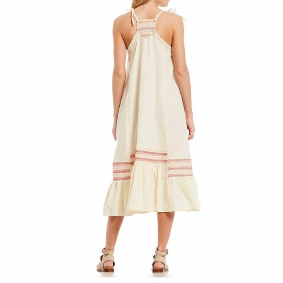 FREE PEOPLE | Another Love Smocked Midi Dress - Picture 2 of 4